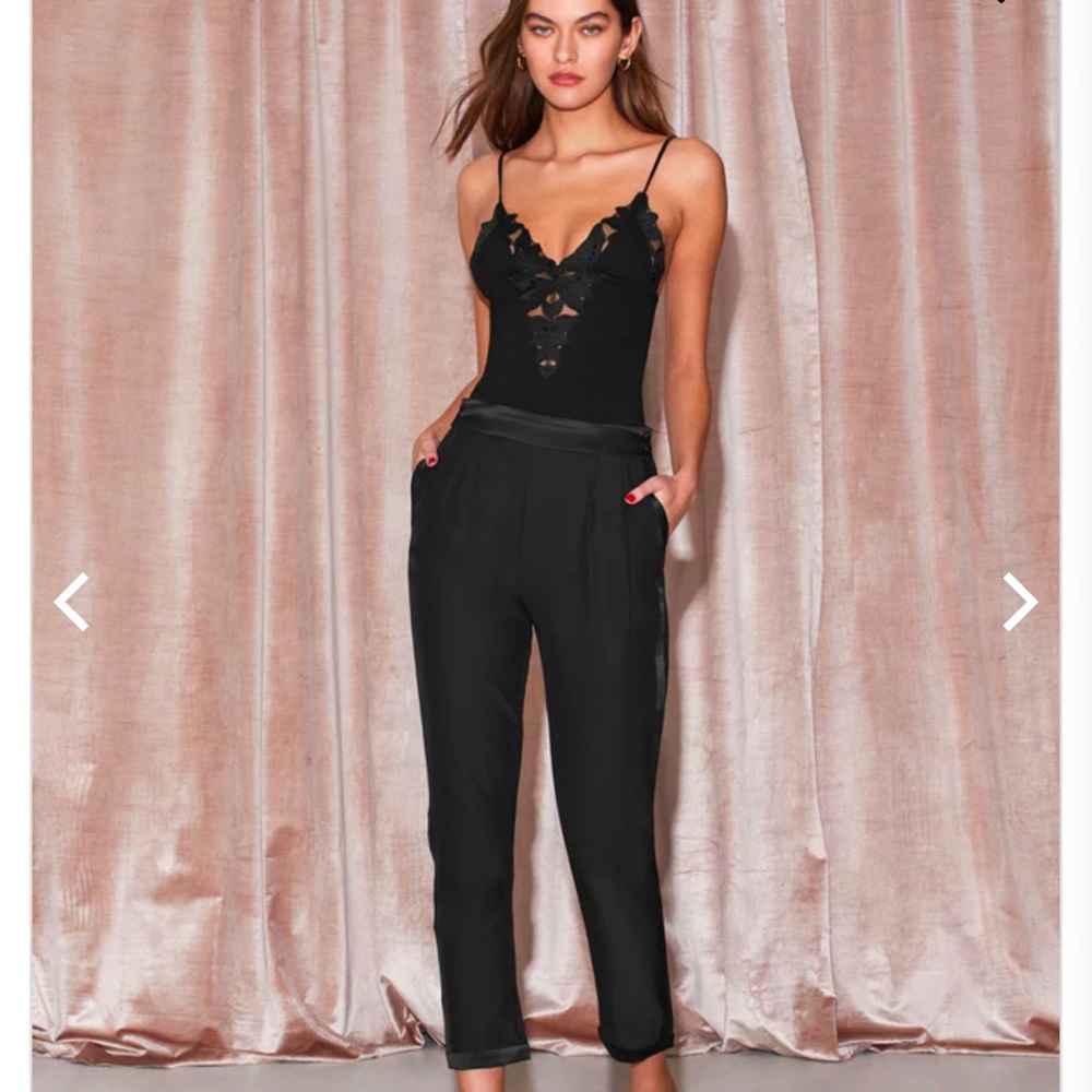 Fleur du Mal black tuxedo pleated pants. Size 4. ❤️